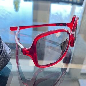 Oakley Red Frame Sunglasses Obsessed